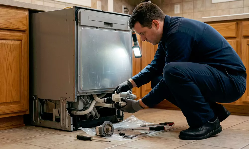 Dishwasher Pump Replacement in North Fort Myers, FL