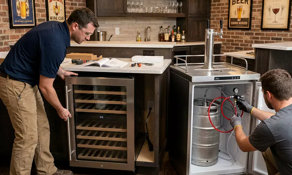 Wine Cooler and Kegerator Installation in North Fort Myers, FL