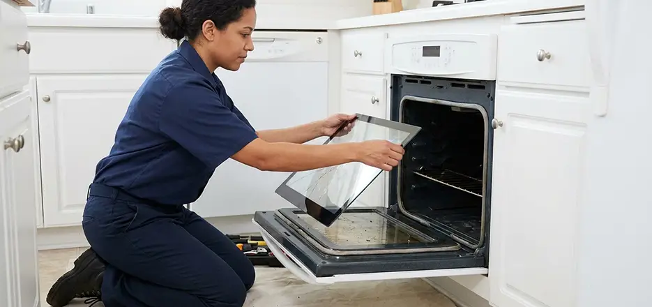 Range Oven Door Glass Replacement in North Fort Myers