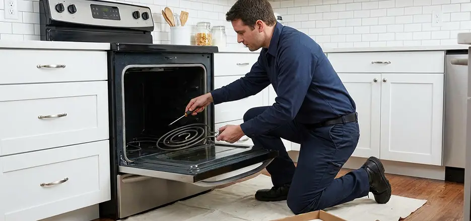 Oven Lower Heating Element Replacement in North Fort Myers
