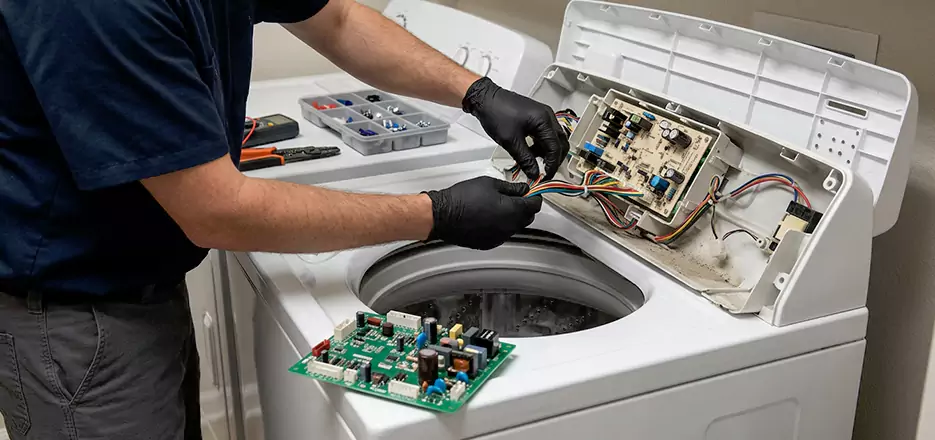 Washer Control Panel Board Replacement in North Fort Myers